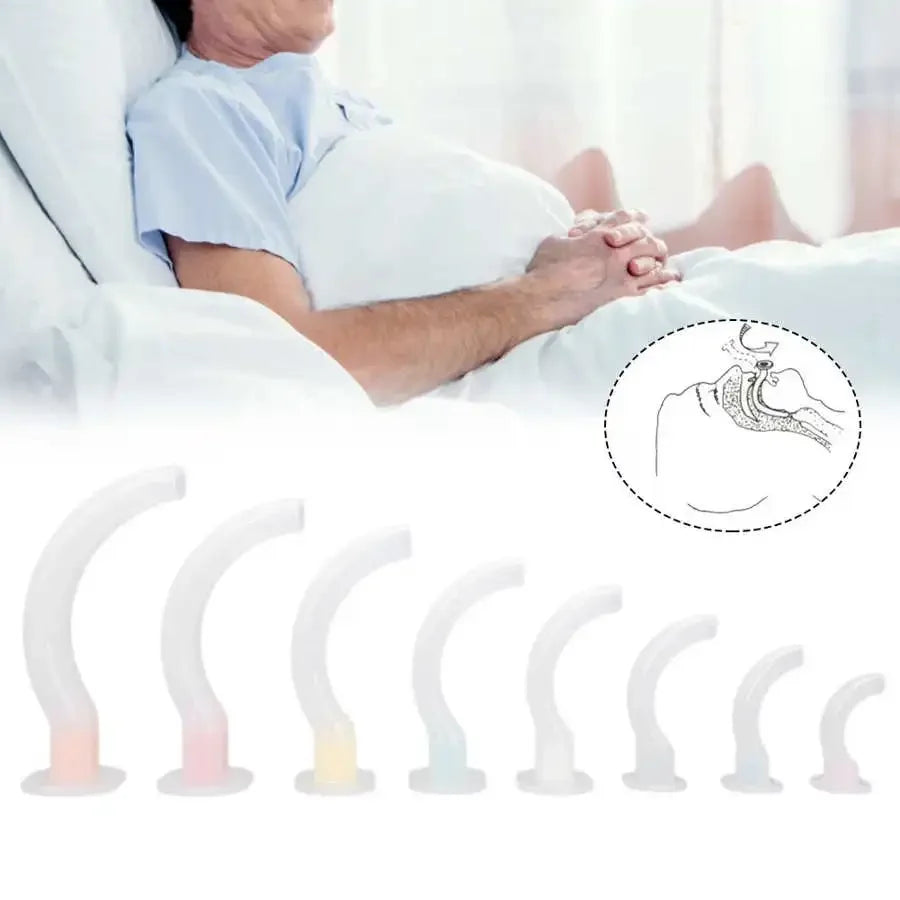 8-Pack Disposable Oropharyngeal Airway Tubes | First Aid OPA