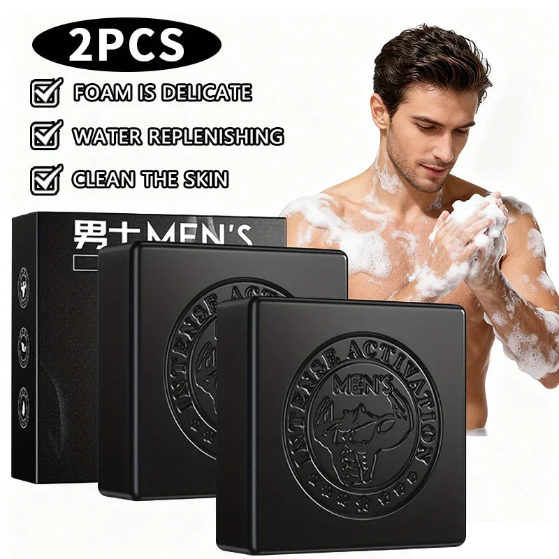 Men's Vitamin B & Vegan E Refreshing Body Soap – 2 Pack