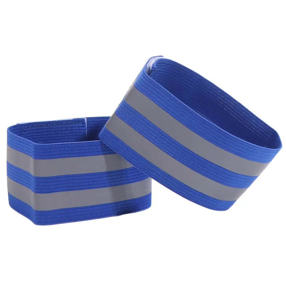 8-Pack Reflective Safety Armbands – High Visibility Elastic Bands