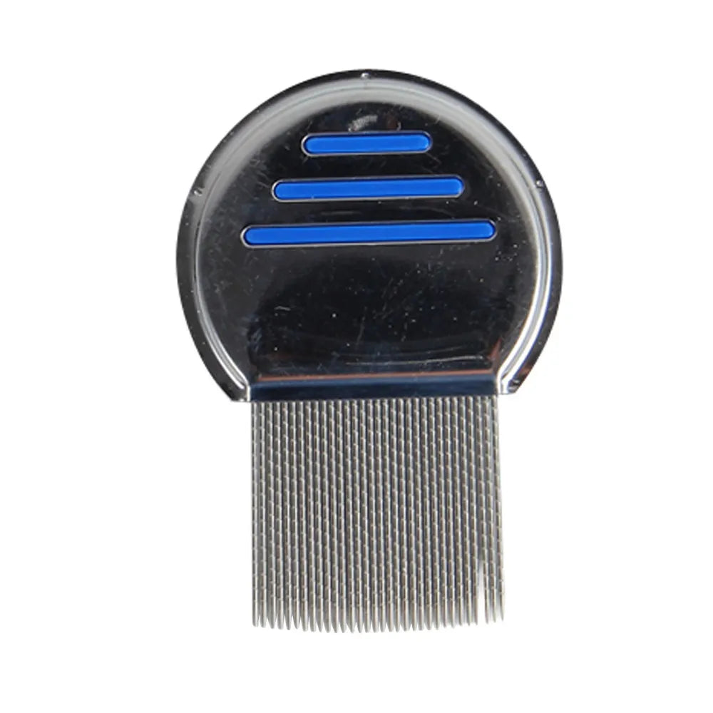 1pcs High Quality Terminator Lice Comb Nit Free Kids Hair Rid Headlice Stainless Steel Metal Teeth Remove Nit Brush Free Ship Peaceful Pleasures Health and Wellness