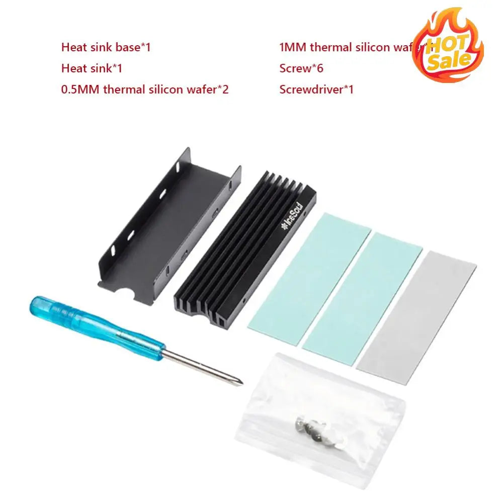 FinalCool M.2 2280 NVMe SSD Aluminum Heatsink & Thermal Pad