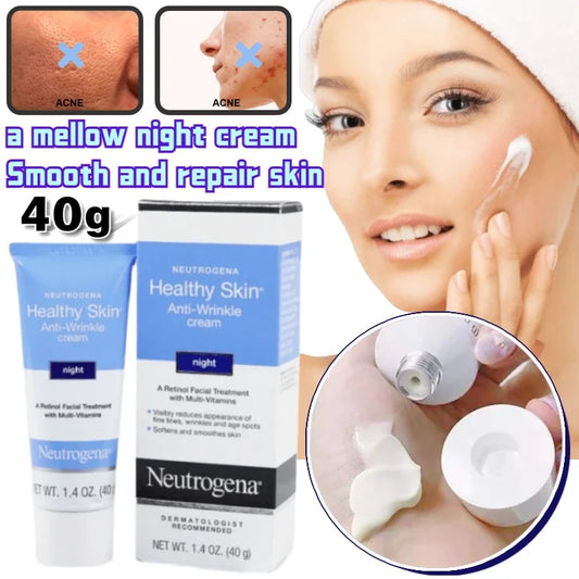 Retinol Night Face Cream – Moisturizing & Brightening | 40g Retinol Night Cream Oasis Select 5PCS