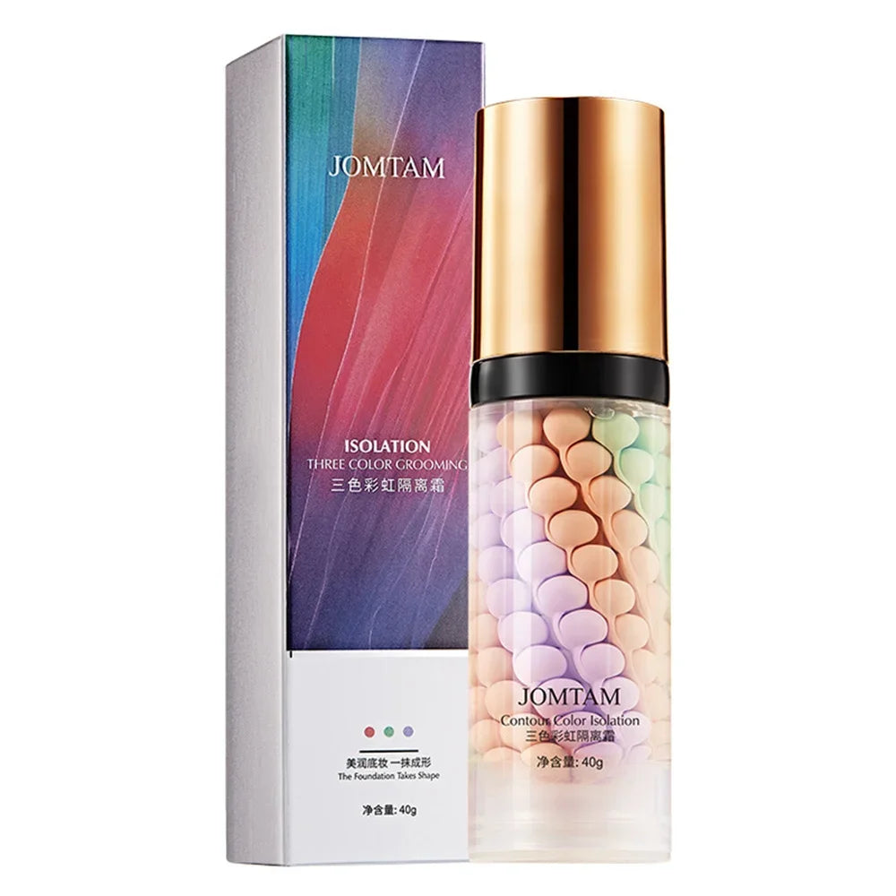 Three-color Repair And Isolation Cream Protective Primer Before Makeup Moisturizing Isolation Milk 40g Peaceful Pleasures Health and Wellness 01