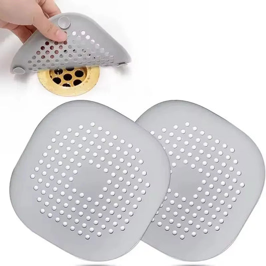 Drain Hair Catcher Filter Mat with Suction Cup | Kitchen & Bath Drain Hair Filter Mat Peaceful Pleasures Health and Wellness