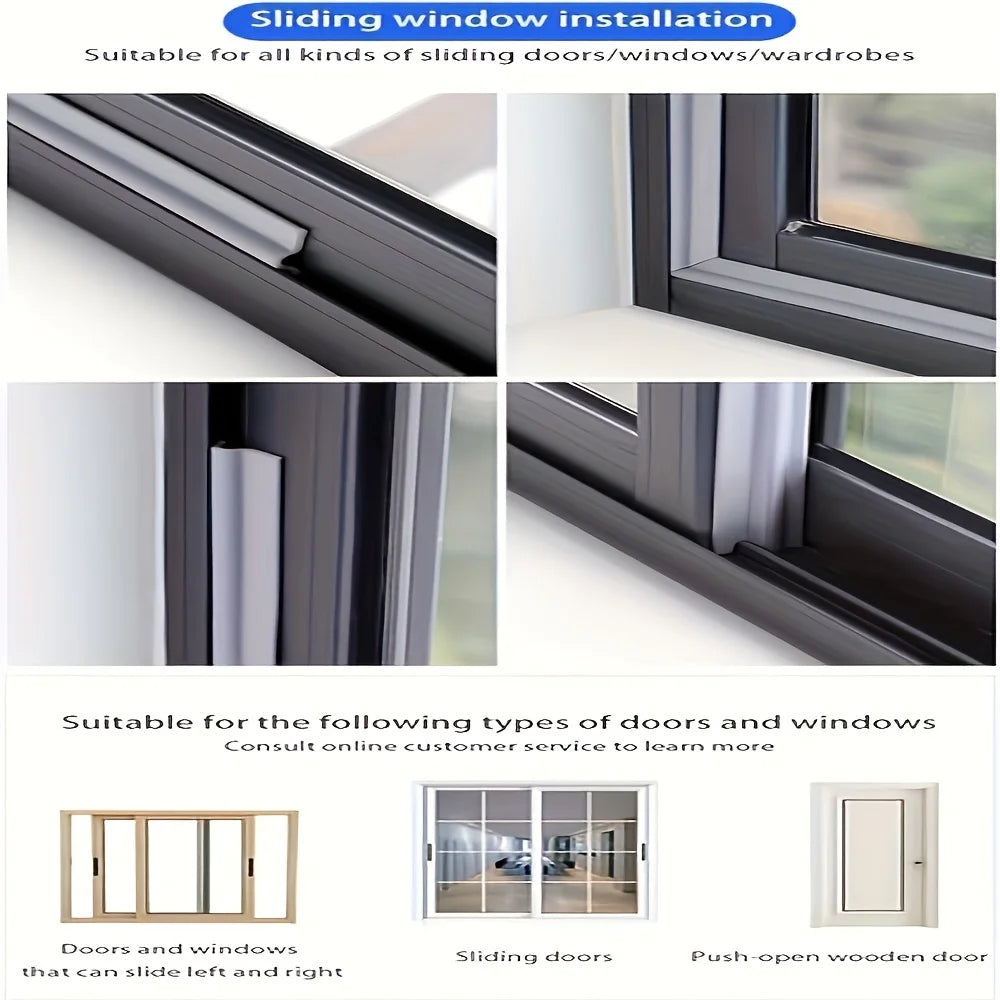 1 roll of self-adhesive weatherproof sealing strip for doors and windows - for dust, rain and noise reduction sealing tape Peaceful Pleasures Health and Wellness