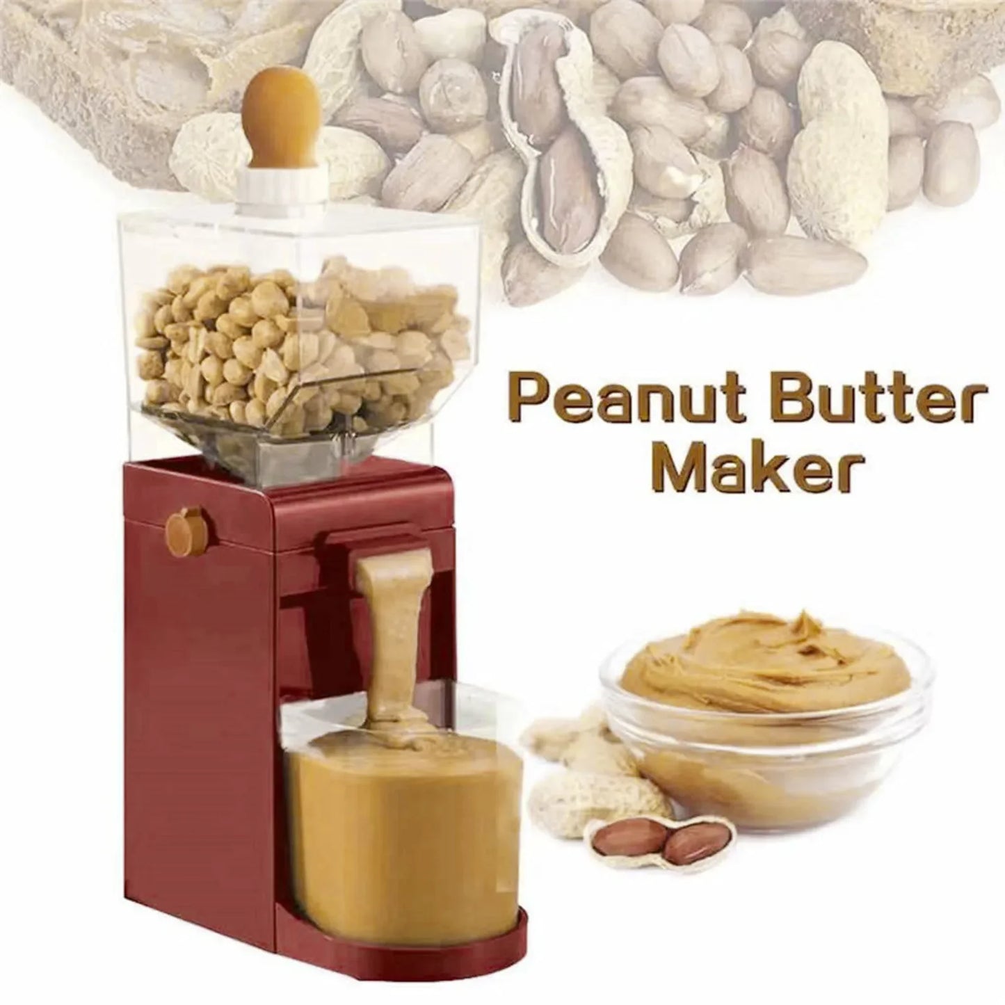 Mill Nut Butter Machine Groundnut Almonds Cashews Peanut Maker Home