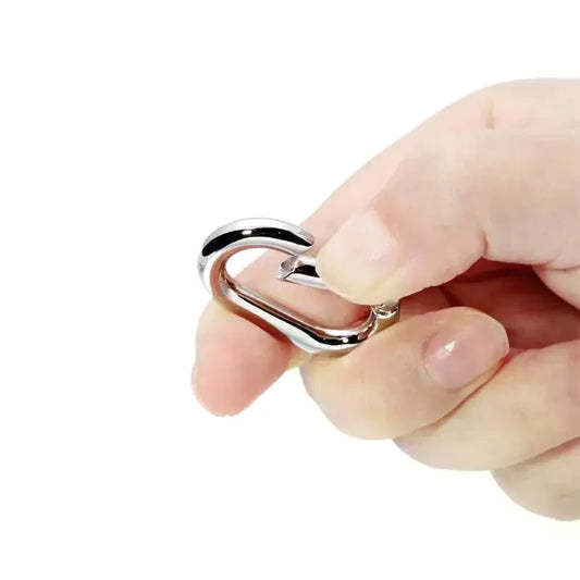 10Pcs Oval Spring Snap Hooks | Zinc Alloy Bag & Keychain Buckles Spring Snap Hooks Oasis Select