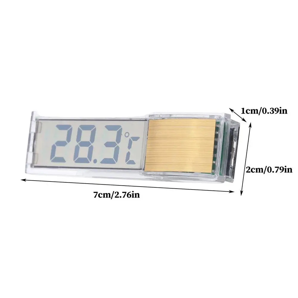 Digital Aquarium Thermometer – Large LCD, Suction Cup Mount