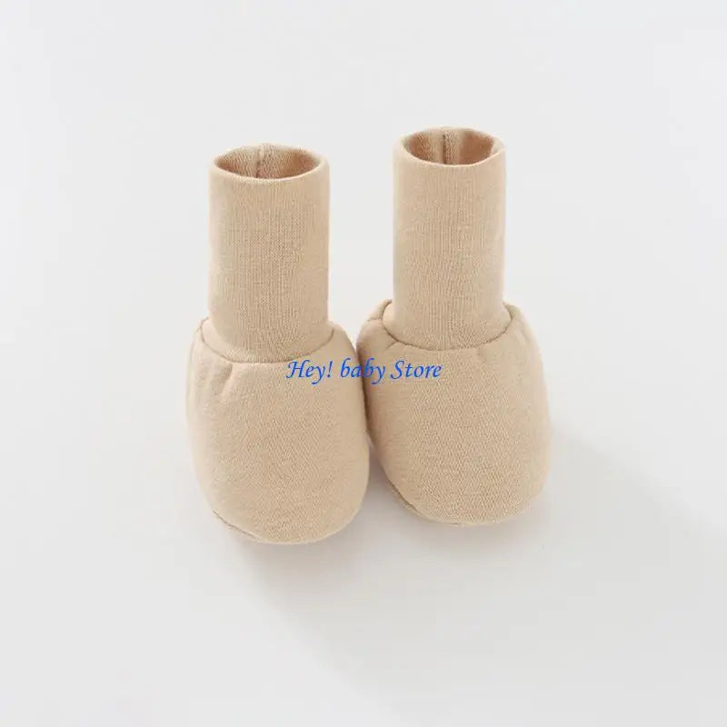 No-Scratch Baby Mittens & Socks Set | Newborn Cotton Gift
