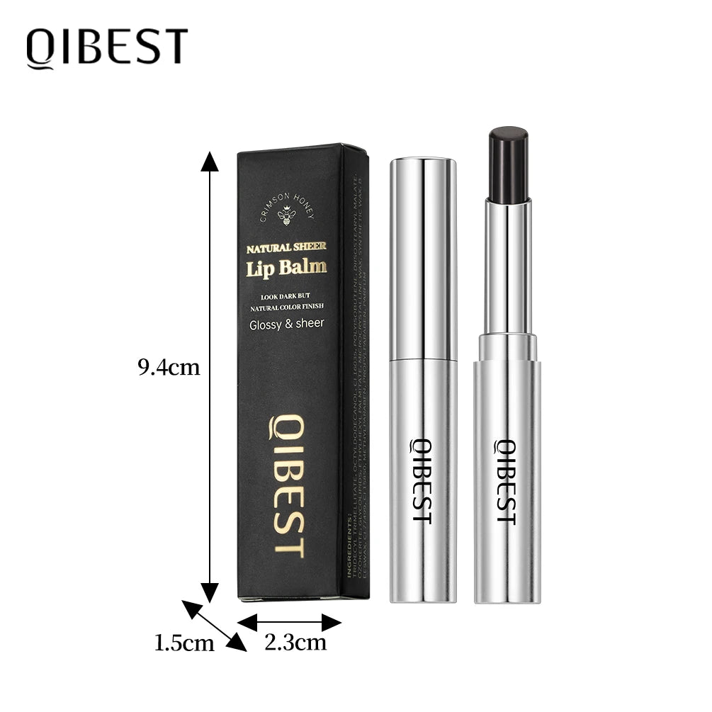QIBEST Honey Lipstick Nourishing Lip Balm Moisturizing Tinted Lip Plumping Balm Smooth Enhancing Natural Color Lip Care Makeup Peaceful Pleasures Health and Wellness Lip Balm
