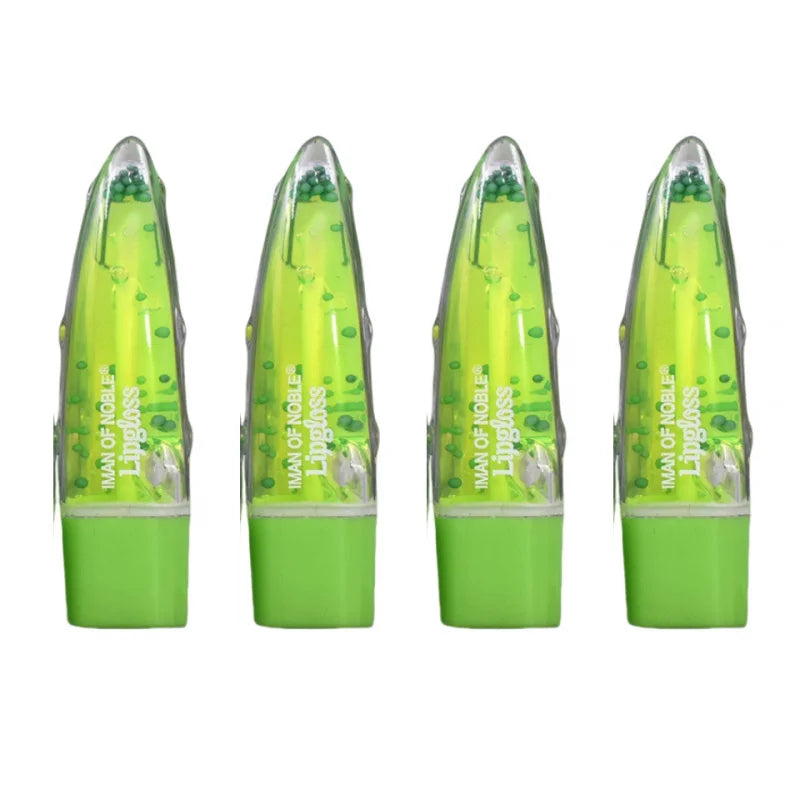 4-Pack Aloe Vera Color-Change Lip Oil Gloss Set | Moisturizing