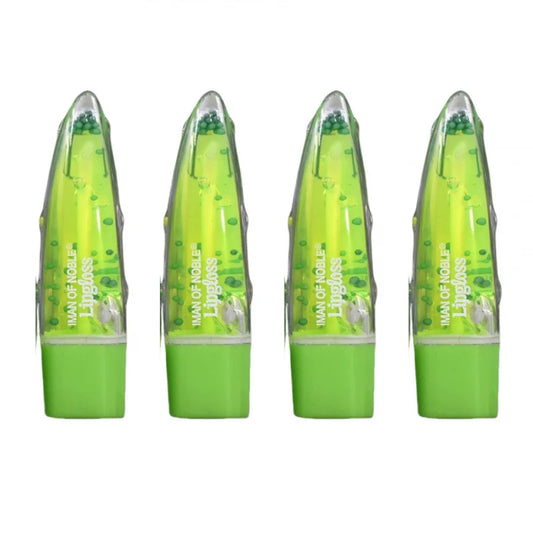 4-Pack Aloe Vera Color-Change Lip Oil Gloss Set | Moisturizing Lip Oil Gloss Set Oasis Select