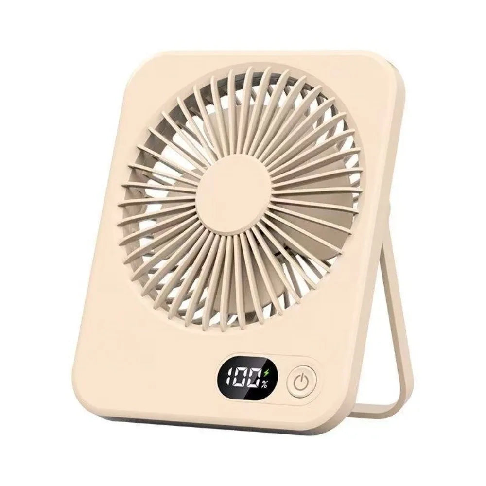 Portable USB Rechargeable Desktop Fan | 5-Speed Mini Table Fan