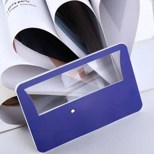 Credit Card 3X Magnifying Sheet Lens – Pocket Loupe Magnifier Magnifying Sheet Lens Oasis Select
