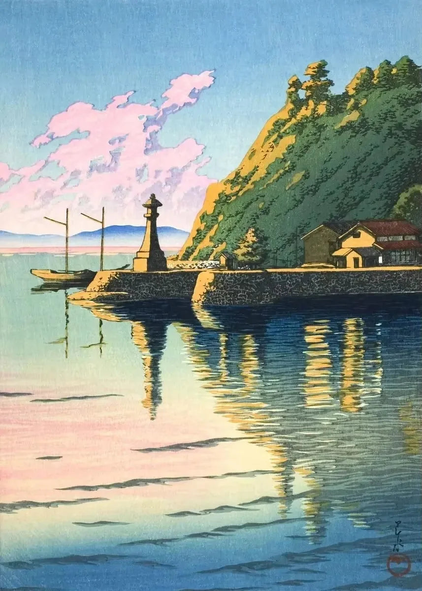 Kawase Hasui Artwork Posters and Prints Retro Japanese Landscapes Canvas Painting Wall Art Pictures for Room Office Home Decor Peaceful Pleasures Health and Wellness