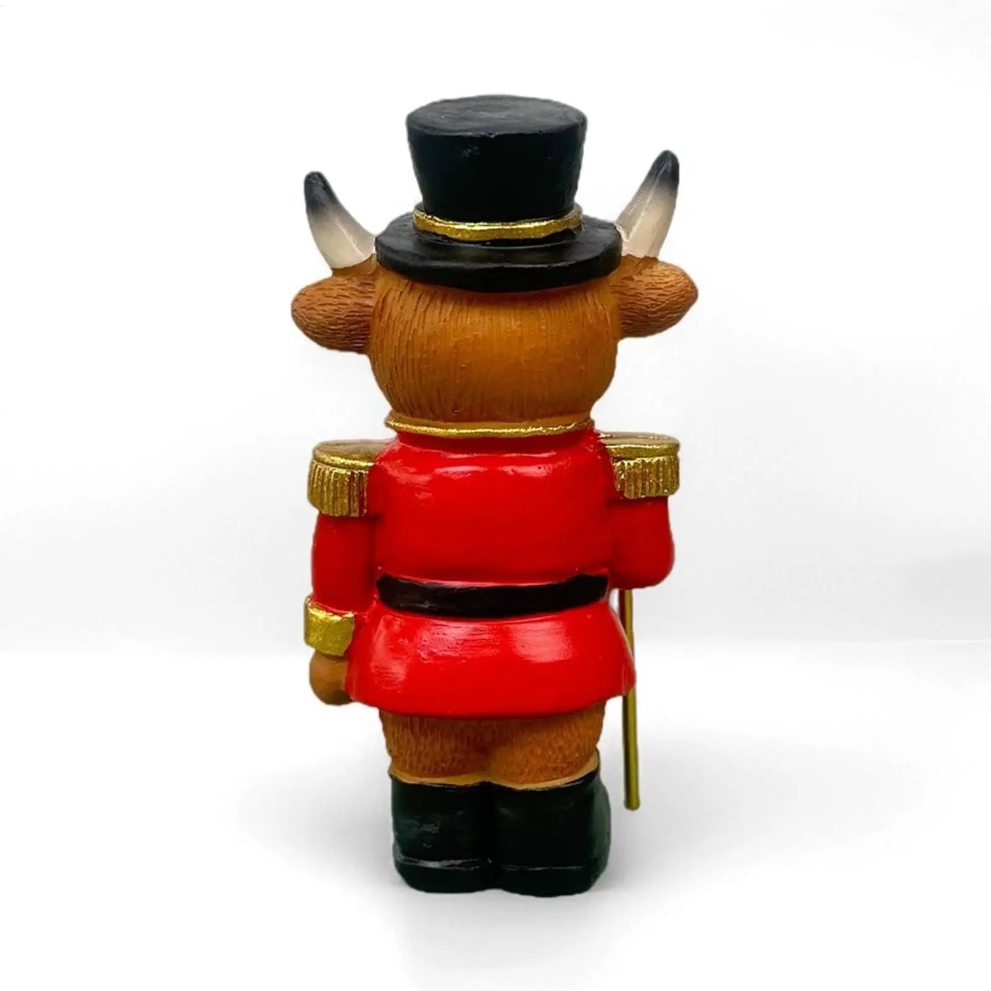 Funny Resin Nutcracker Cow Figurine | Christmas Home Decor