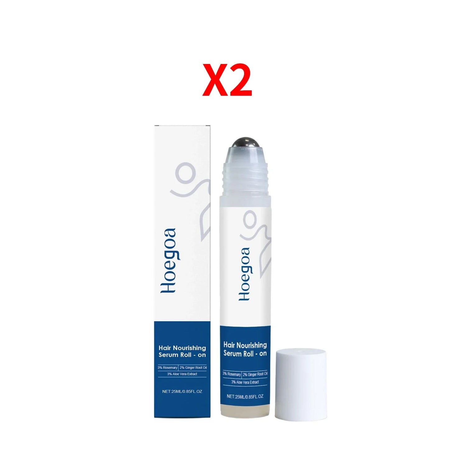 HOEGOA Rosemary Hair Growth Serum Roll-On – Scalp & Follicle Care