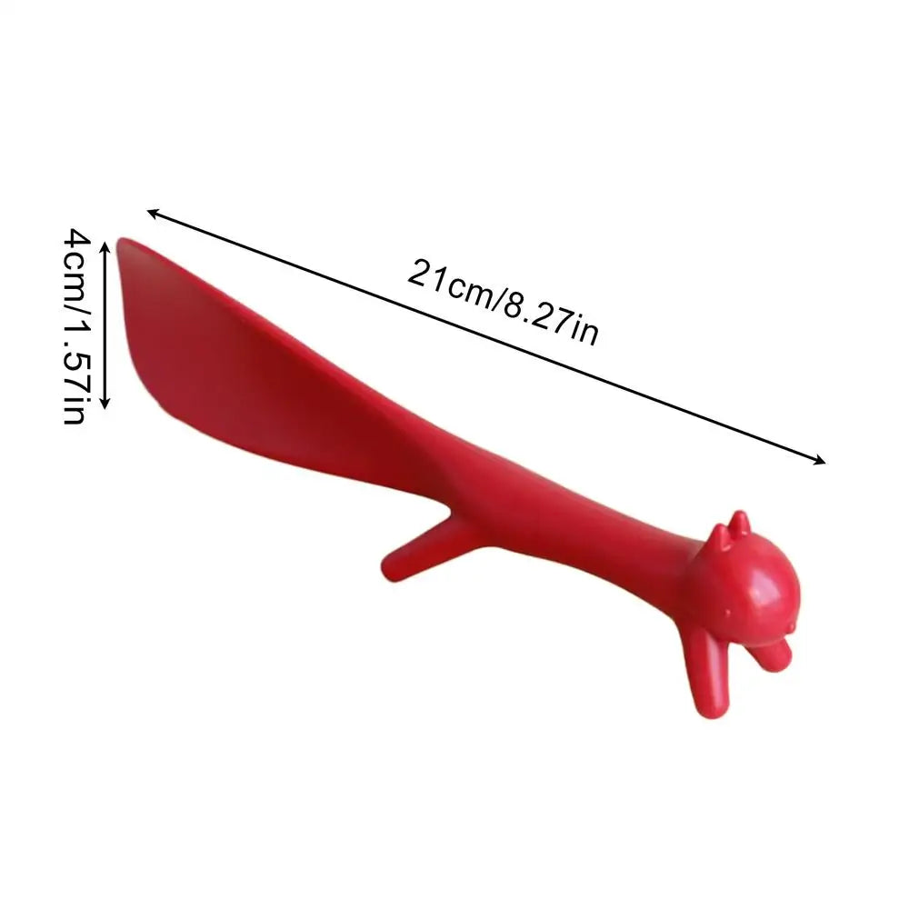 Cat Shoe Horn for Kids – Long Handle Cartoon Shoe Helper