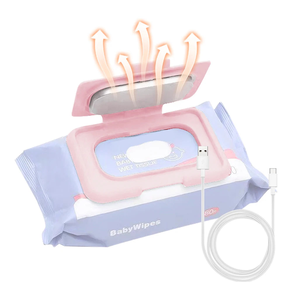 Portable USB Baby Wipe Warmer | Travel-Ready Heater