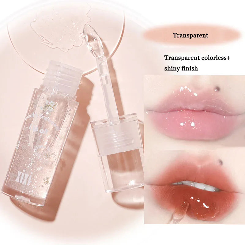 Crystal Glitter Lip Gloss | Color-Changing K-Beauty Glaze