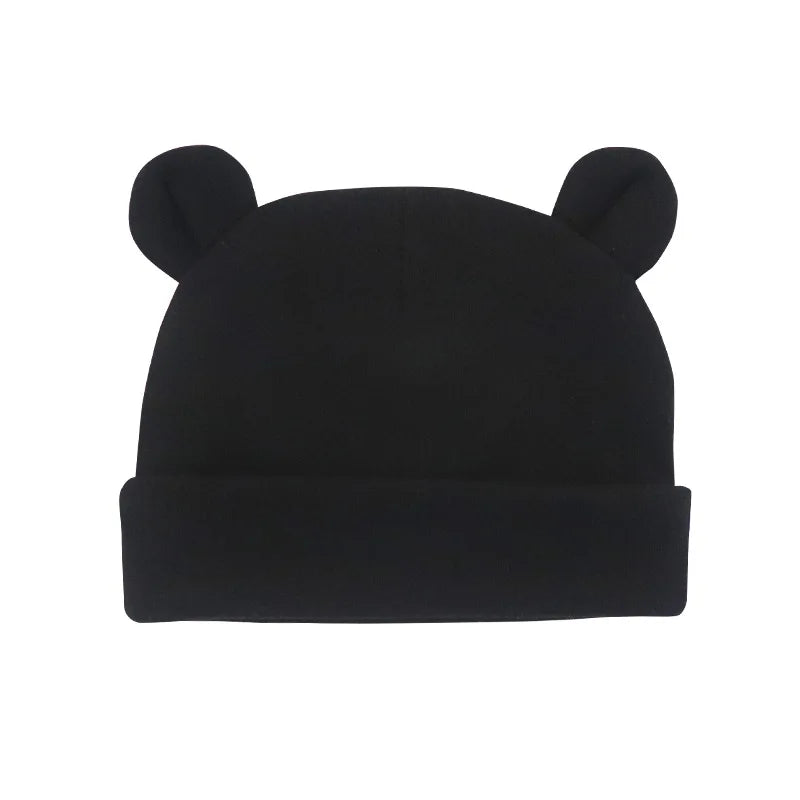 Soft Cotton Newborn Baby Beanie Hat | Unisex 0-12 Months
