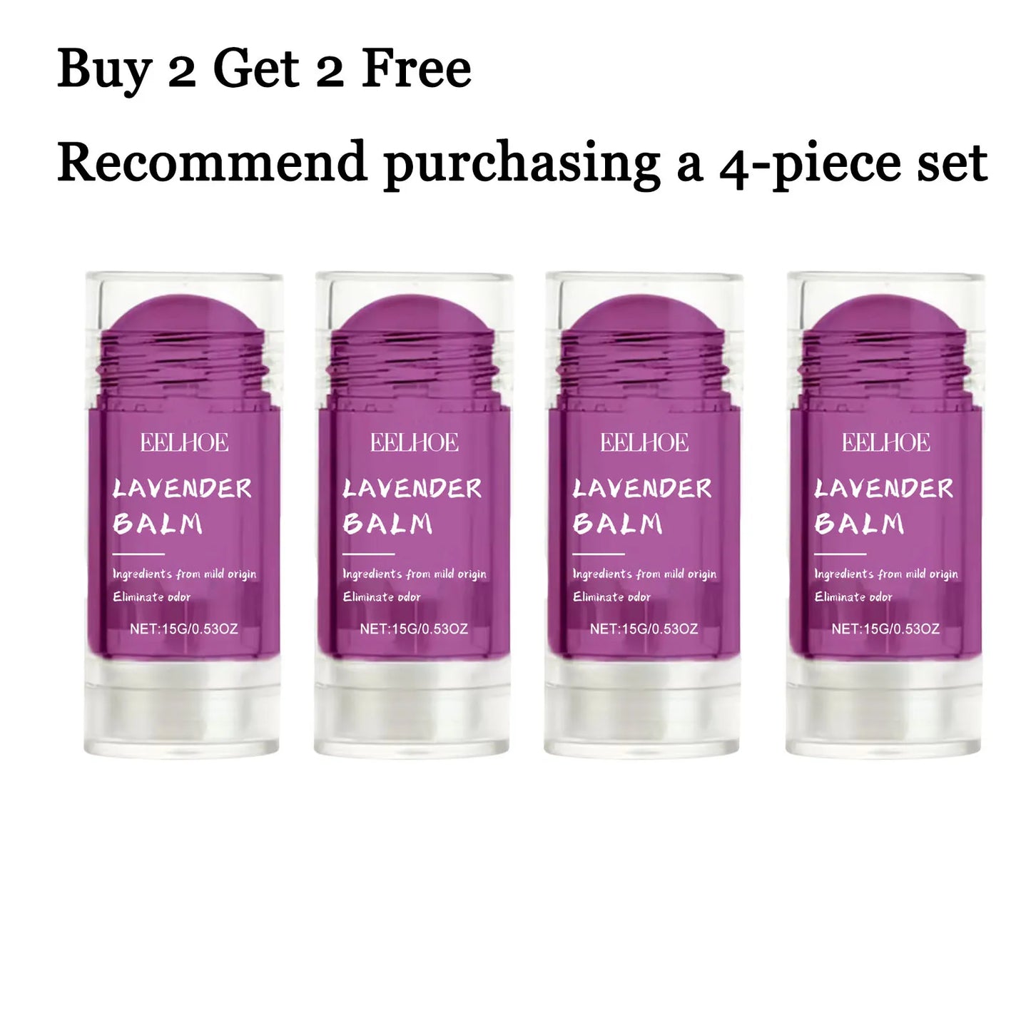 Lavender Solid Perfume Balm 15g | Alcohol-Free Long-Lasting Scent