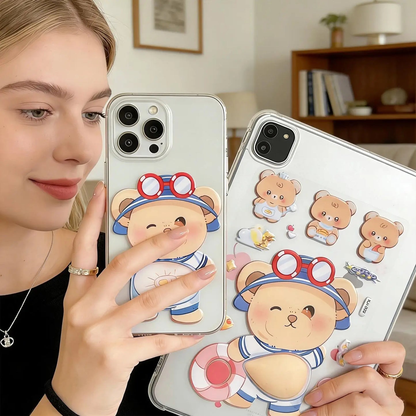 3D Squishy Cartoon Animal Stickers – Cute Kids Gift Sheet