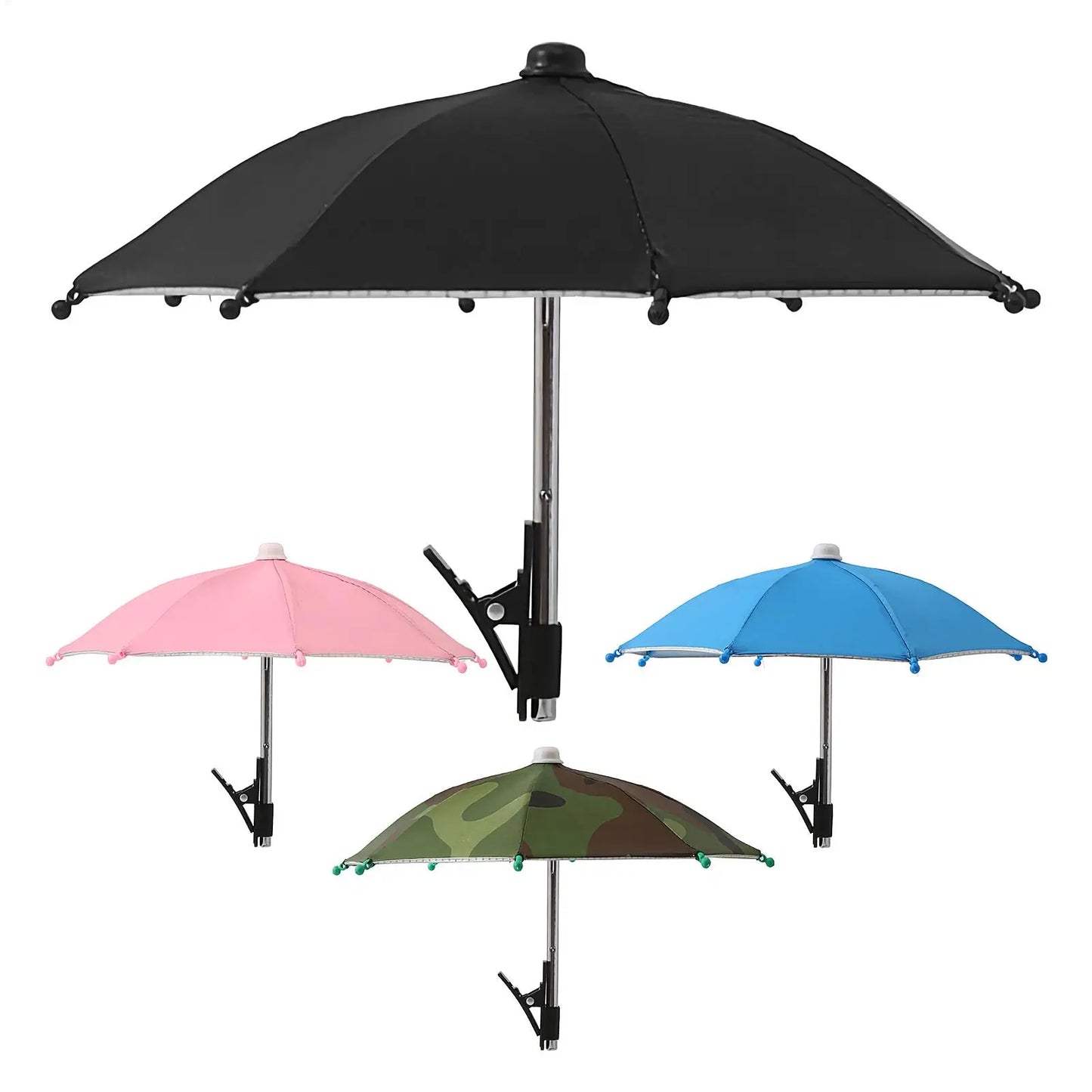 Mini Phone Umbrella Clip-On Sun Shade | Anti-Glare Outdoor