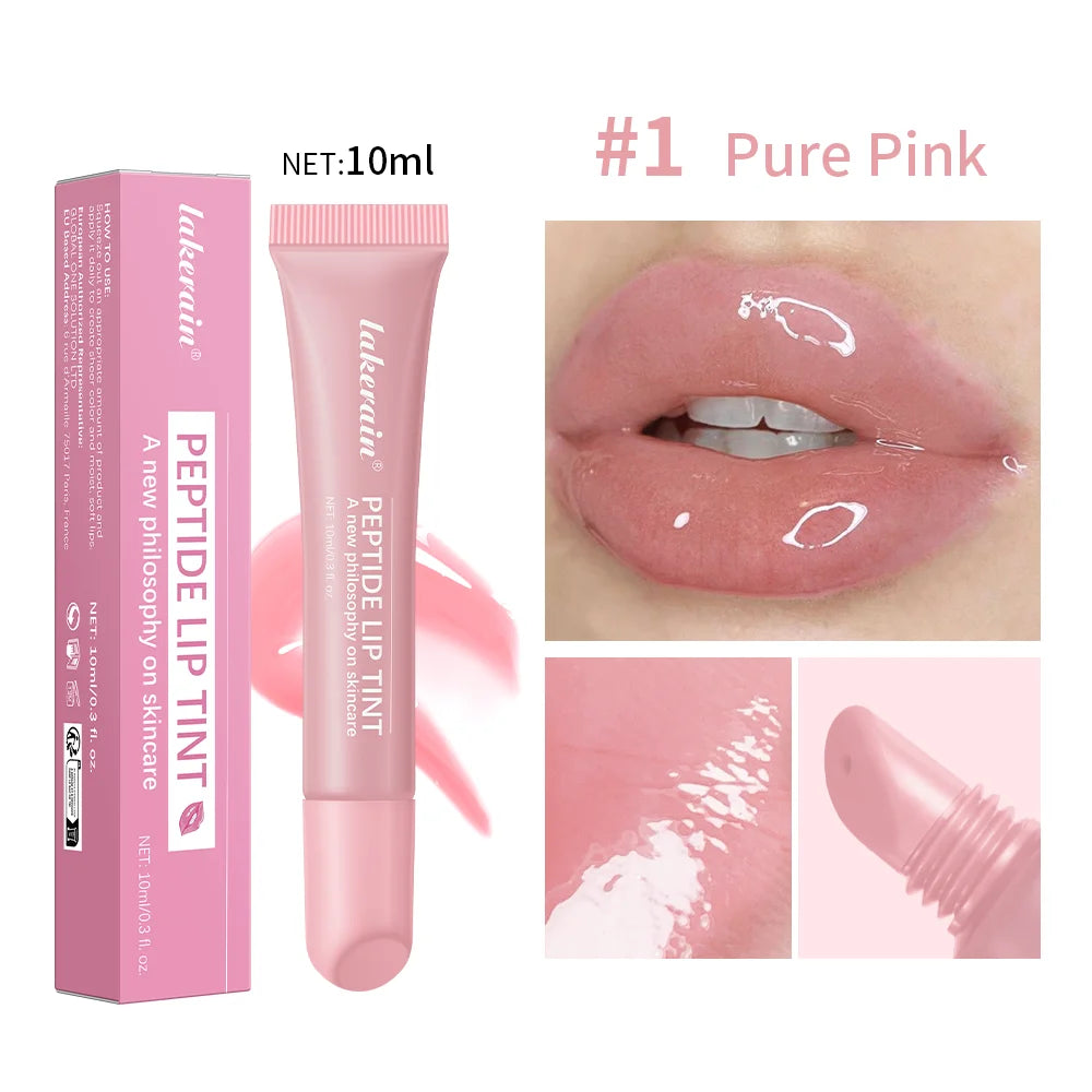 4 Colors Lip Glosses Plump Moisturizing Lip Glaze Essence Gel Oil Long Lasting Nourishing Lipstick Care Products for Women Girls Peaceful Pleasures Health and Wellness 1