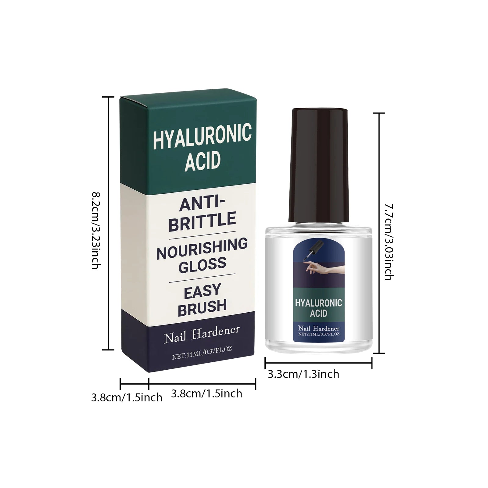 Nourishing Nail Serum Anti Brittle Nail Improve Cracked Cuticles Easy Brush Strengthen Nail Hyaluronic Acid Nail Cuticle Oil Peaceful Pleasures Health and Wellness