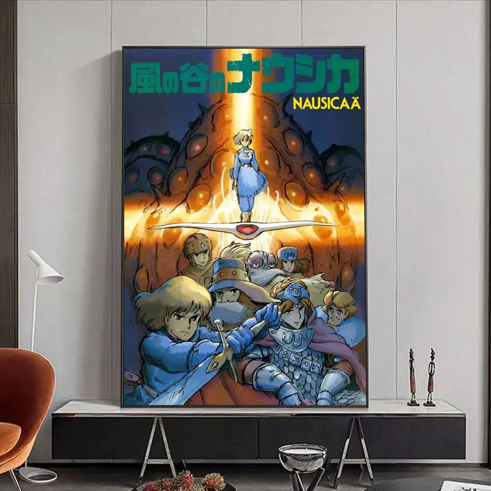 Nausicaä of the Valley of the Wind Anime Canvas Wall Art Poster