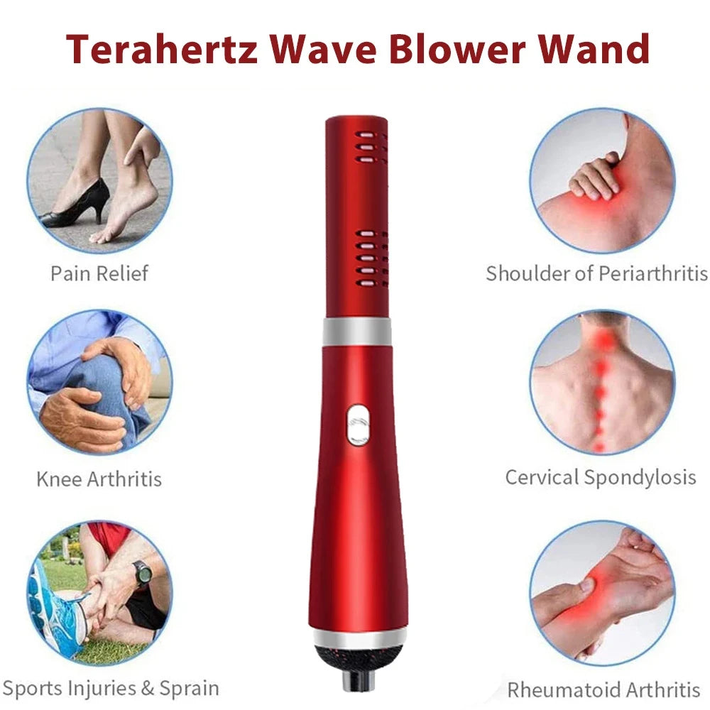 Terahertz Blower Device Light Magnetic Healthy Hair Dryer Physiotherapy Machine Body Care Pain Relief Electric Hair Blowers Wand Peaceful Pleasures Health and Wellness