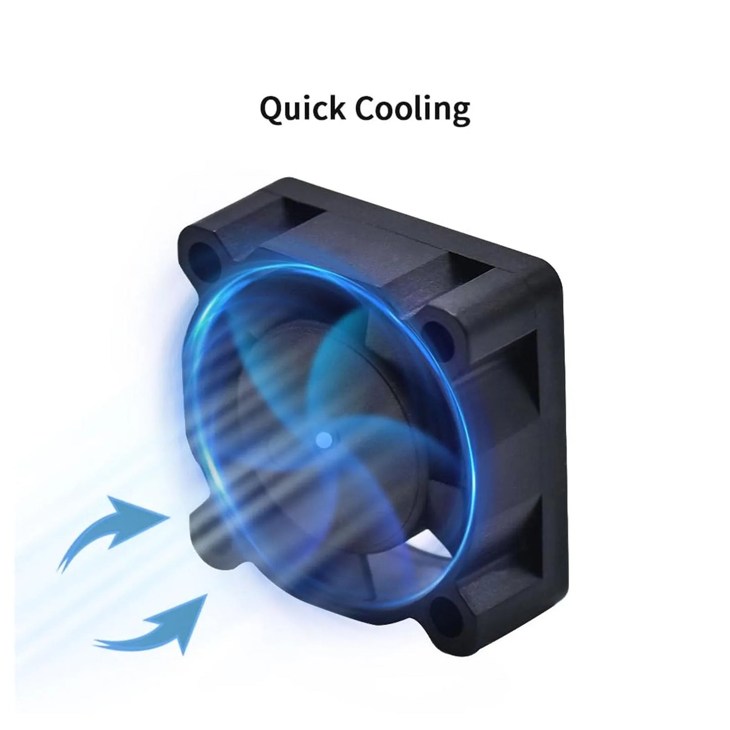 Full Assembly Hardened Steel End Fit Bambu Lab P1P P1S 3D Printer Fan