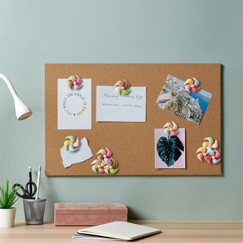 10 30 Decorative Windmill Push Pins Cork Board Photo Wall Map Poster