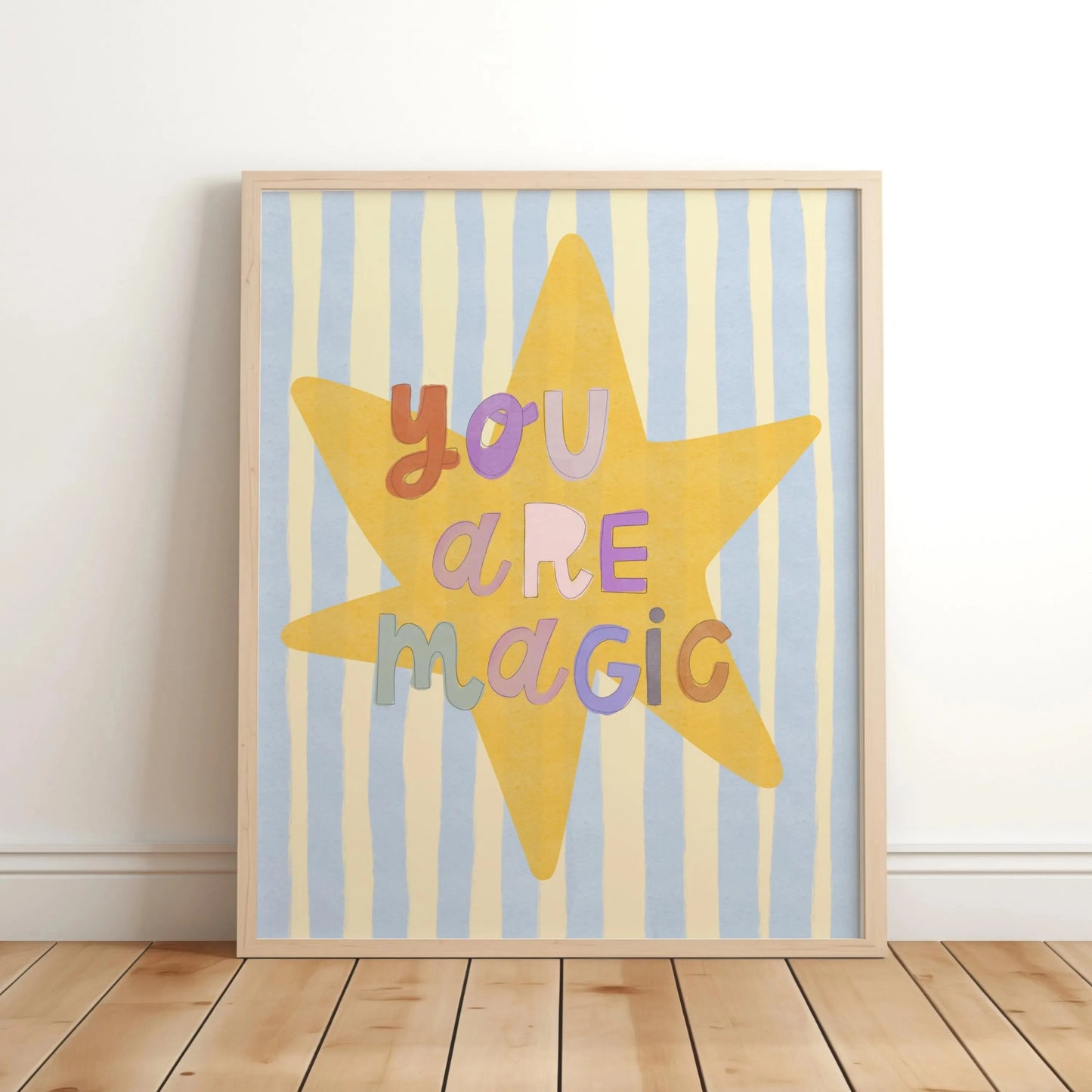 Unicorn Quote Canvas Wall Art | Nursery & Home Decor Print