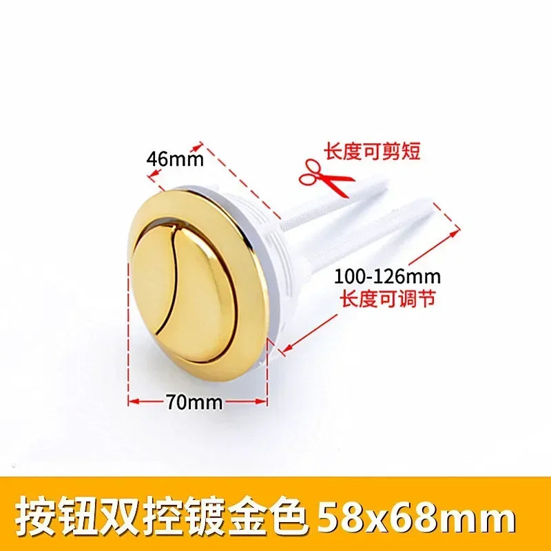 Dual Flush Toilet Tank Button 38mm 48mm 58mm | Push Button