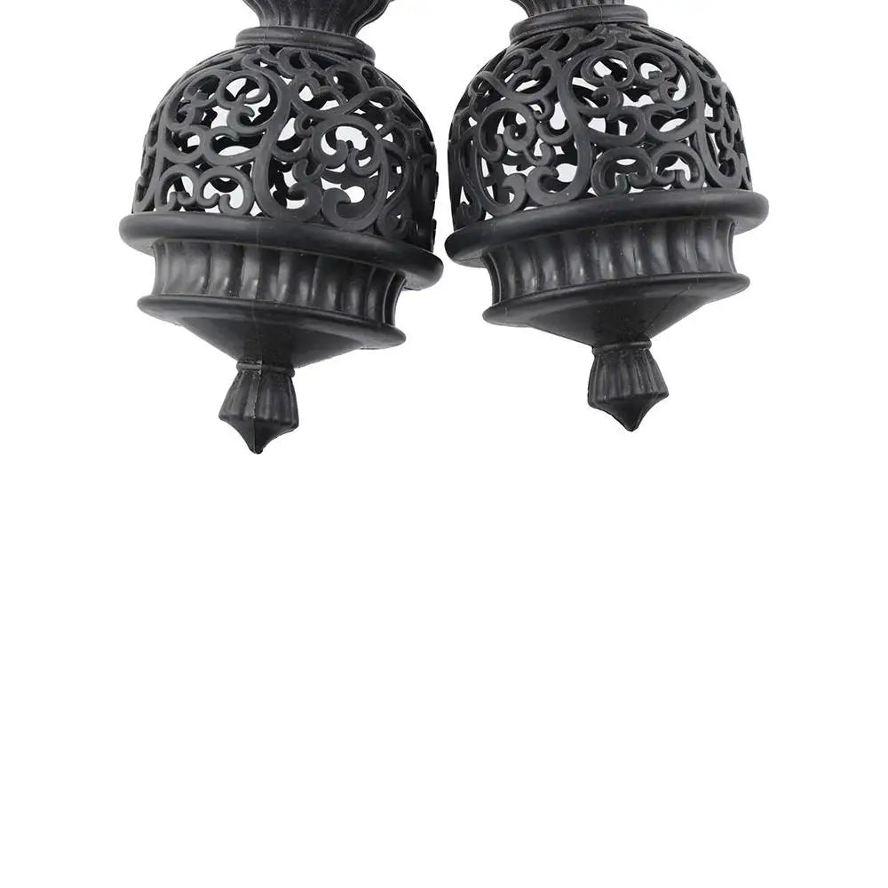 Decorative Curtain Rod End Caps Set of 2 | 28mm Finials