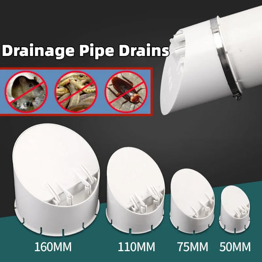 50–160mm Anti-Odor Drain Pipe Floor Drain Cap & Plug Cover Drain Pipe Cap Oasis Select