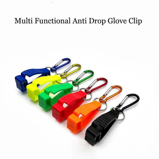 2Pcs Glove Clips with Metal Carabiner Anti-Lost Glove Holders for Work Gloves Outdoor Safety Gear Storage Clips Peaceful Pleasures Health and Wellness