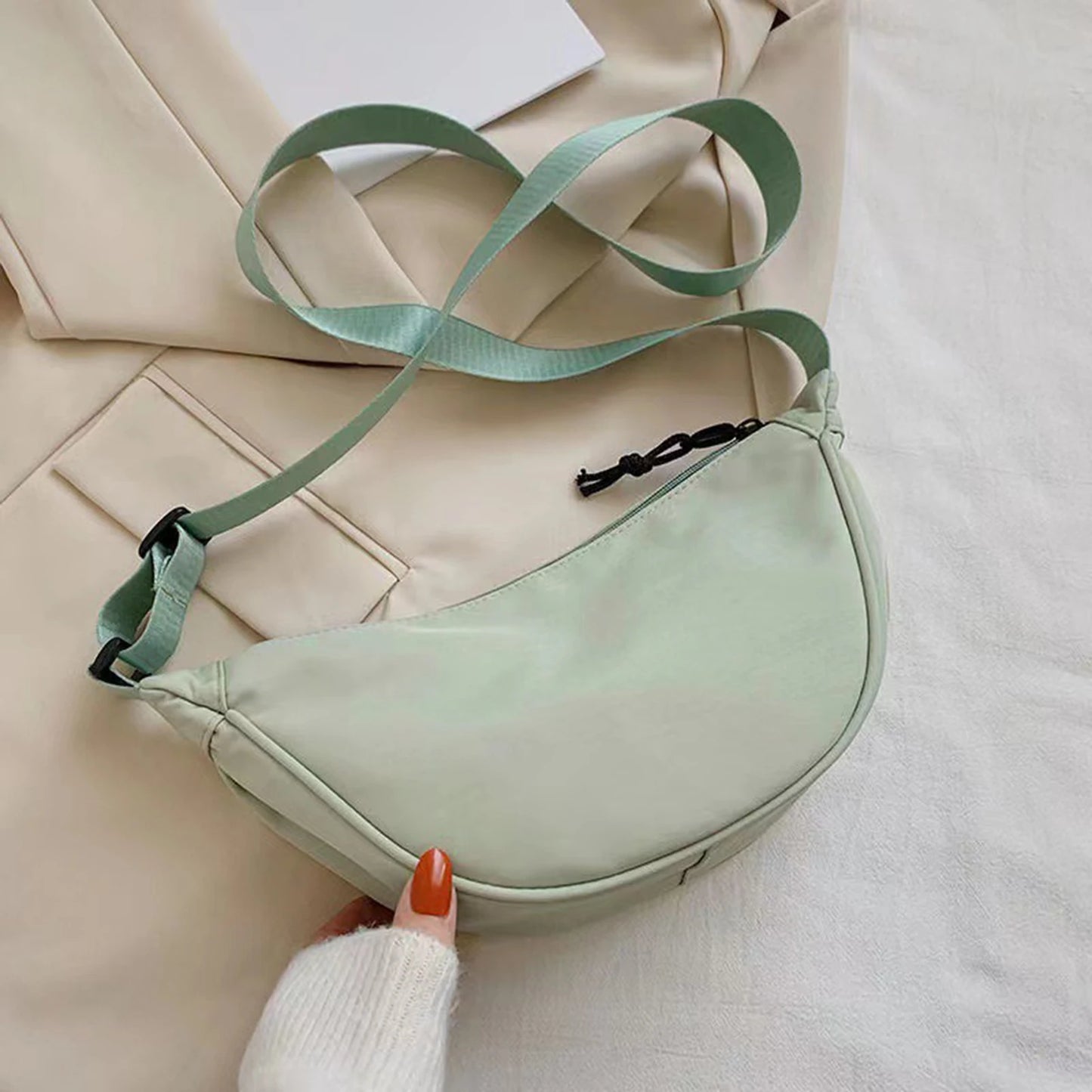 Women's Large Capacity Nylon Crossbody Bag | Travel & Everyday