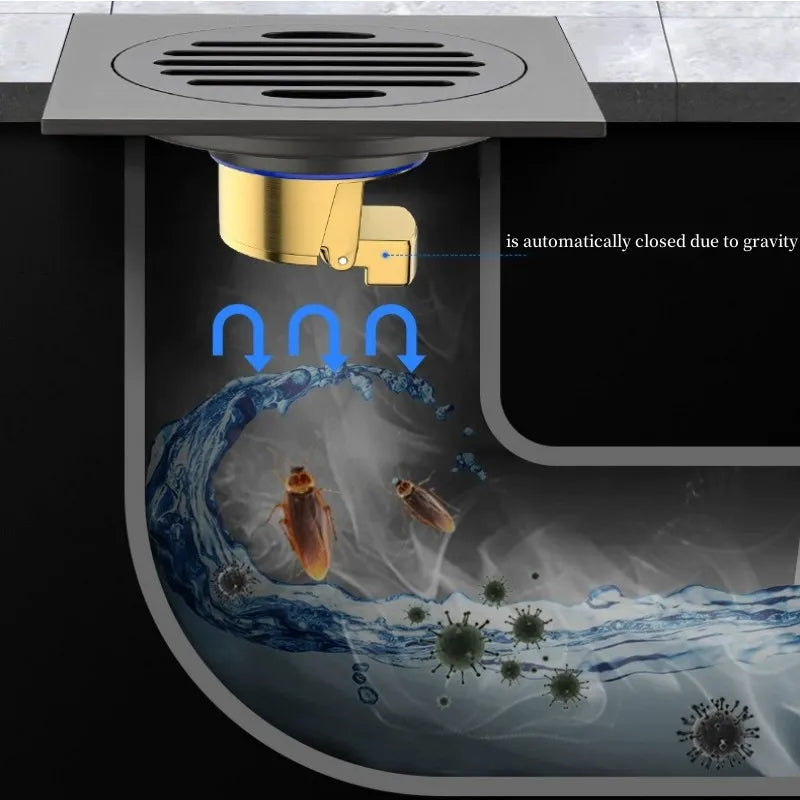 All-Brass Floor Drain Core – Anti-Odor & Insect-Proof Insert