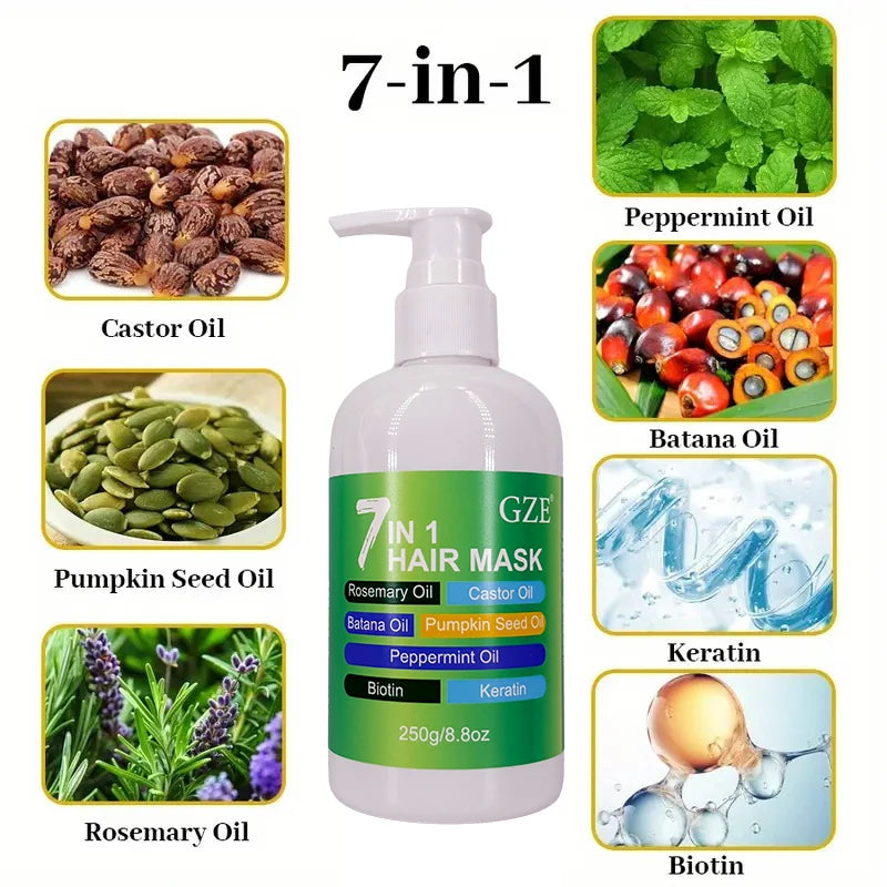 GZE 7-in-1 Deep Conditioning Hair Mask – Repair & Hydrate