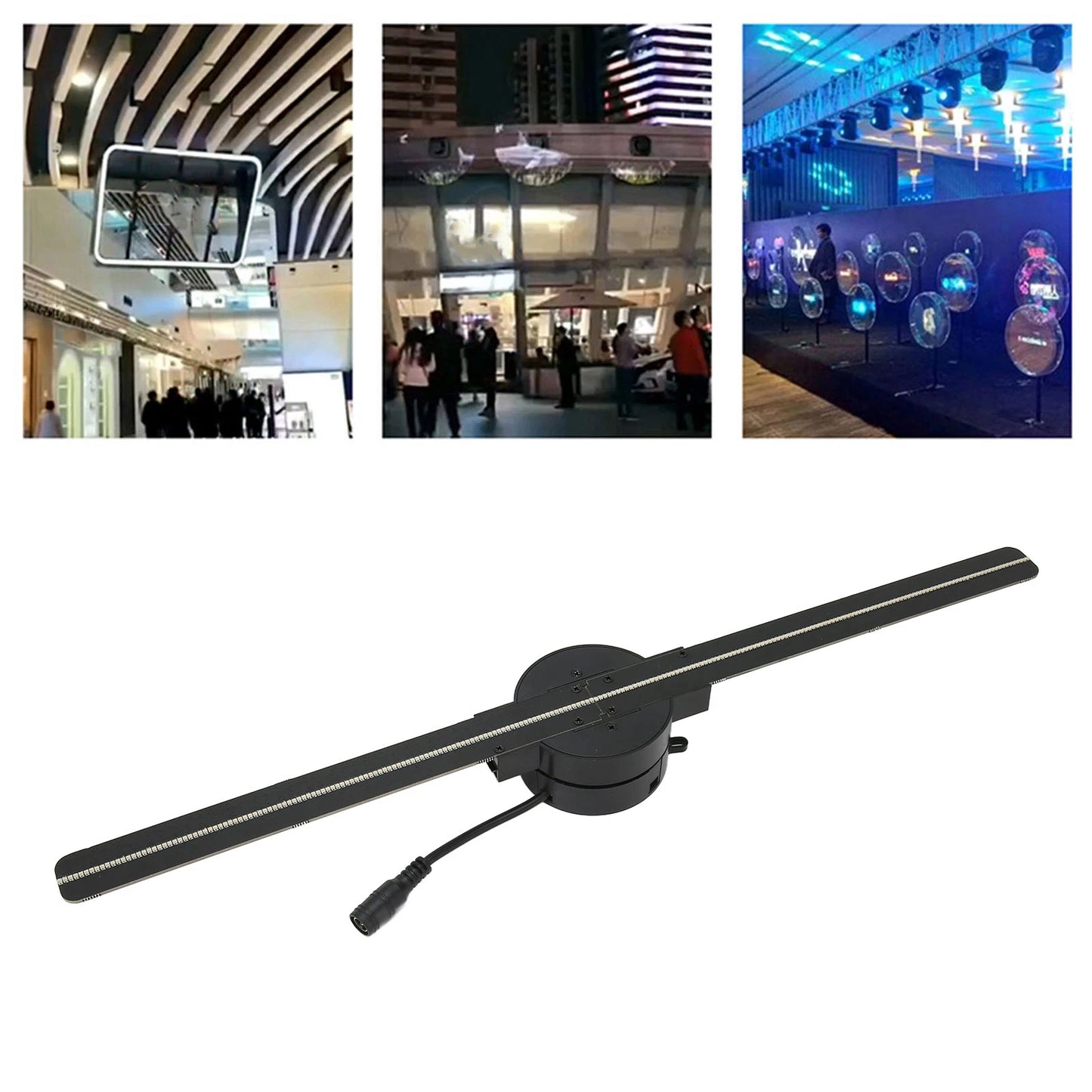 3D Hologram Fan 2000x224 Wifi Projector 224 LED Light Beads Business