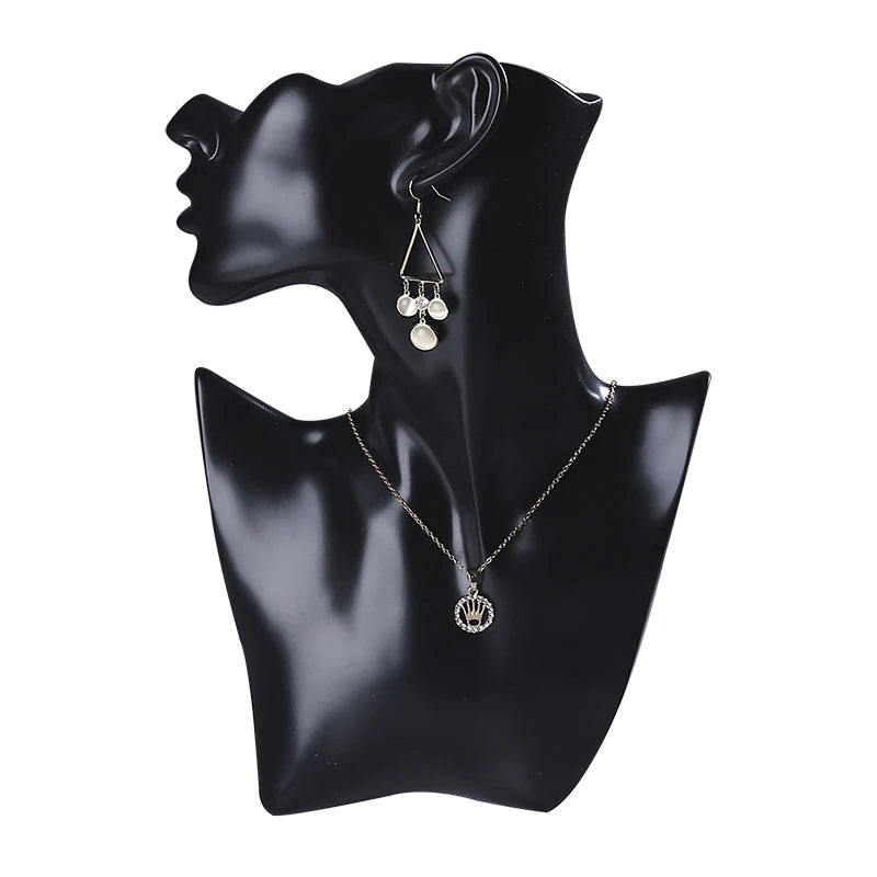 Resin Abstract Bust Mannequin Head Jewelry Display Stand