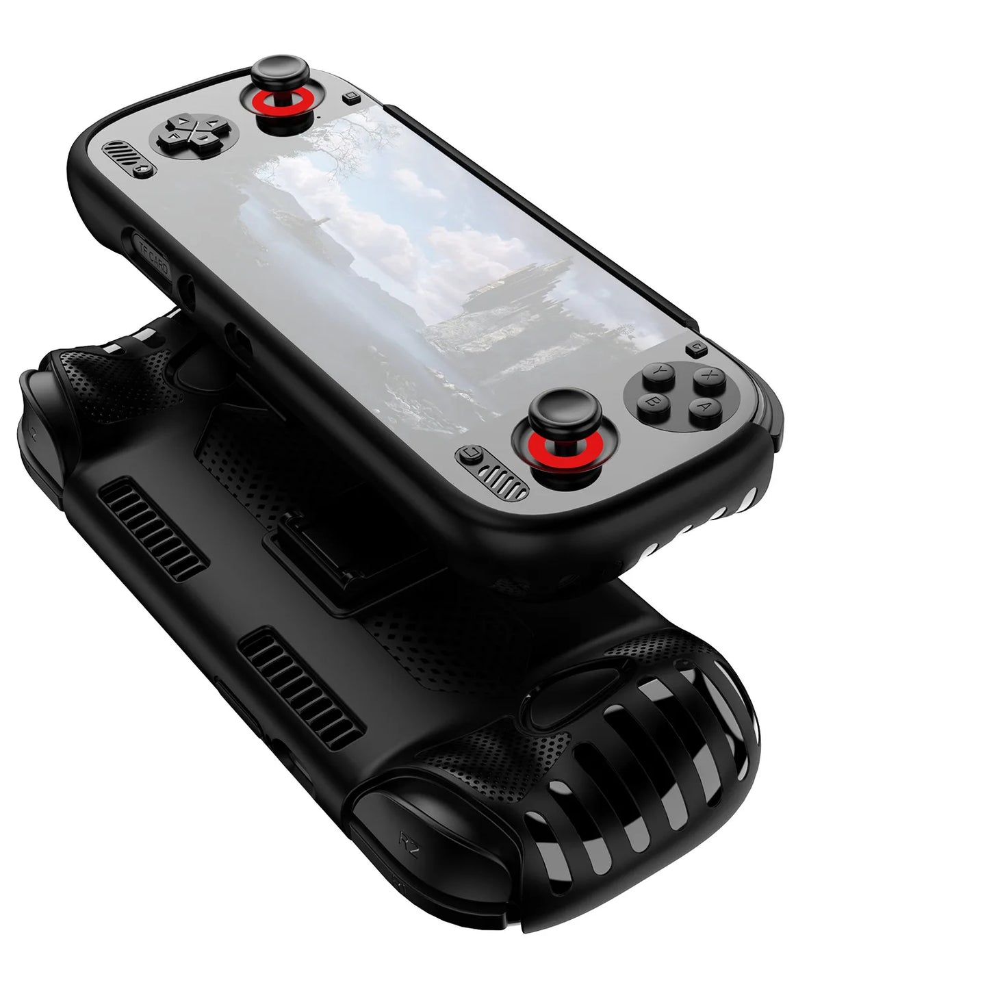 TPU Protective Cover For AYN Odin3 Gaming Console Protective Case Dustproof And Anti-Collision Gaming Console Accessories Peaceful Pleasures Health and Wellness black