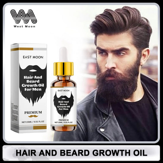 East Moon Hair Growth Serum for Men – Beard & Scalp Essence 15ml Hair Growth Serum Oasis Select Default Title
