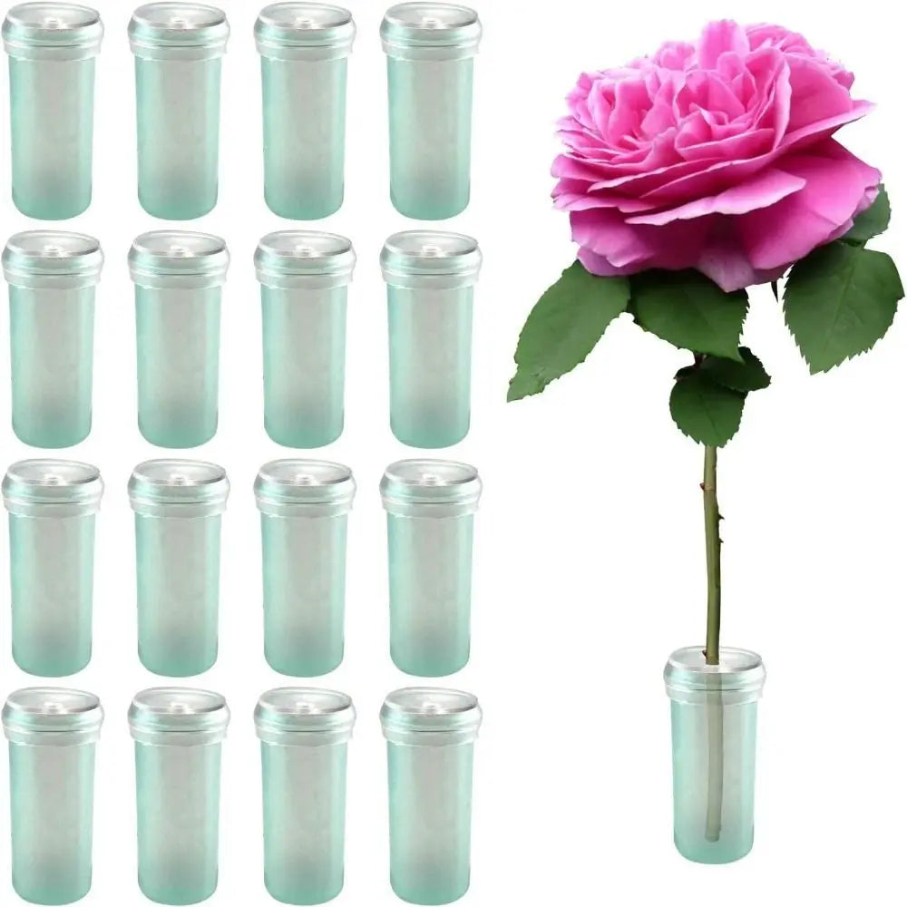 PVC Flower Fresh-keeping Tube Transparent Portable Plant Nutrition Tube 4cm/7cm Water Storage Container Floral Packing Supplies Peaceful Pleasures Health and Wellness