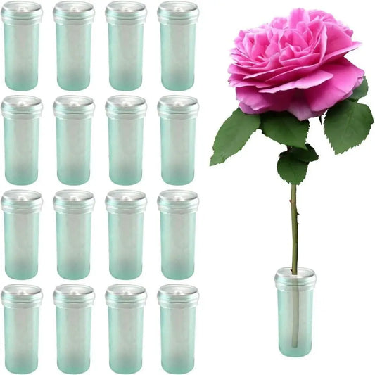 PVC Flower Fresh-keeping Tube Transparent Portable Plant Nutrition Tube 4cm/7cm Water Storage Container Floral Packing Supplies Peaceful Pleasures Health and Wellness