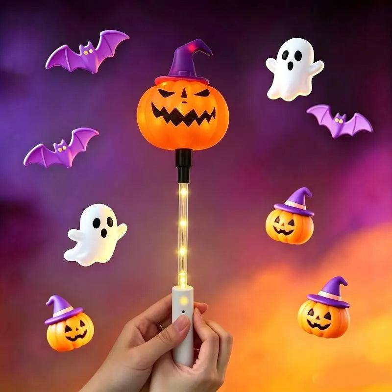 Halloween LED Glow Wands – Flashing Cartoon Kids Party Favors