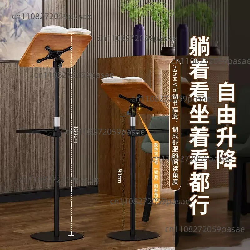 Floor Standing Adjustable Book & Tablet Stand | Reading Desk